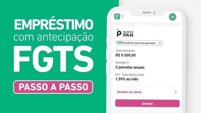 Como fazer empréstimo no banco PAN usando o FGTS?