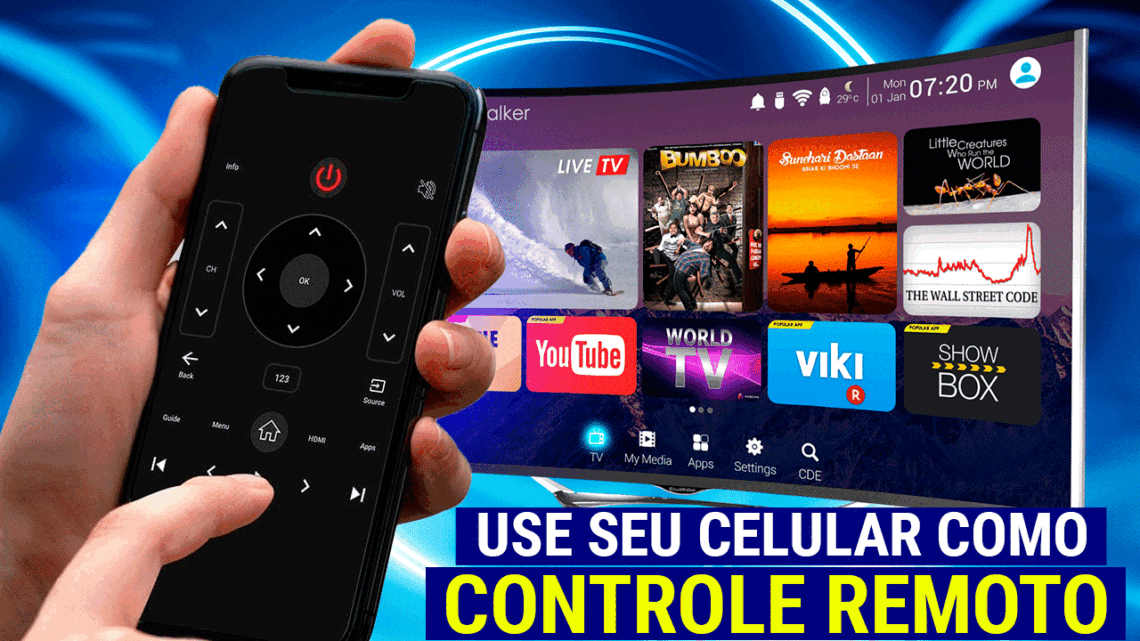 Unimoto-Como usar o celular como controle remoto de smartv