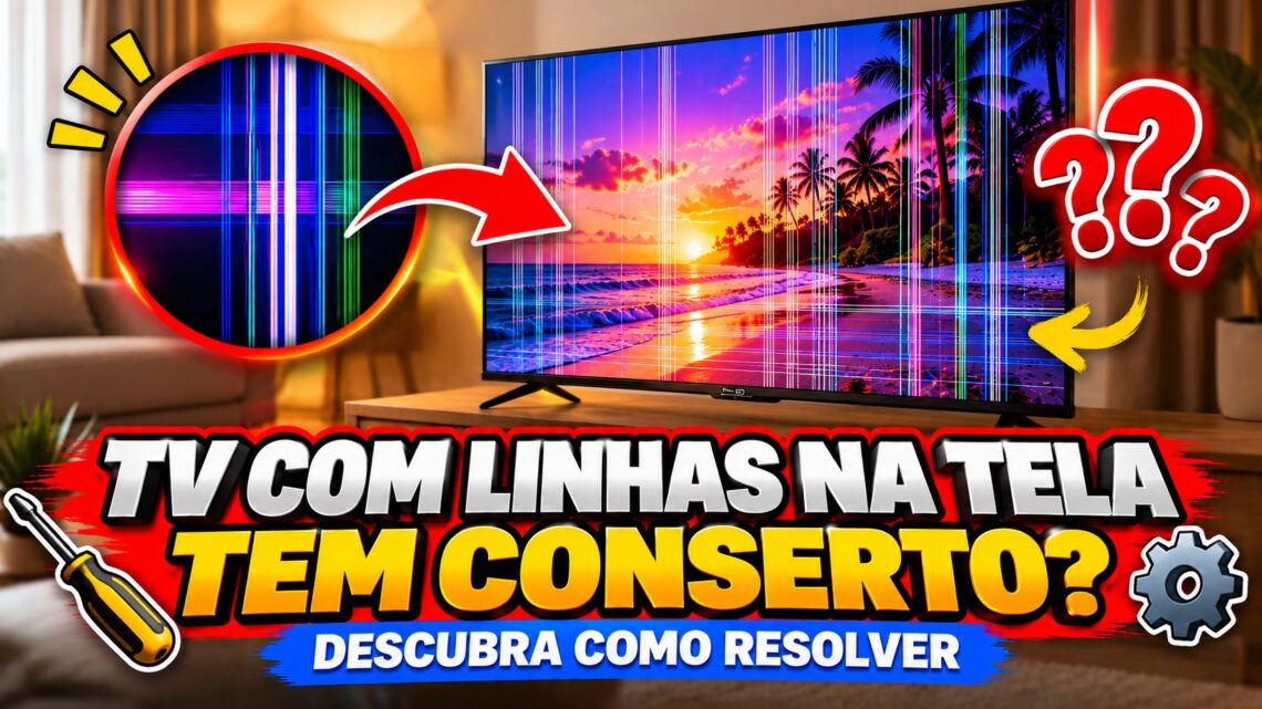 TV com Linhas na Tela: Tem Conserto? Descubra Como Resolver