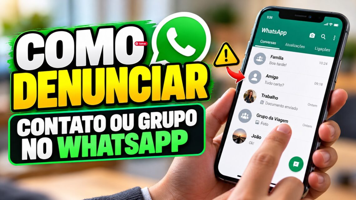 Como denunciar um contato ou grupo no WhatsApp