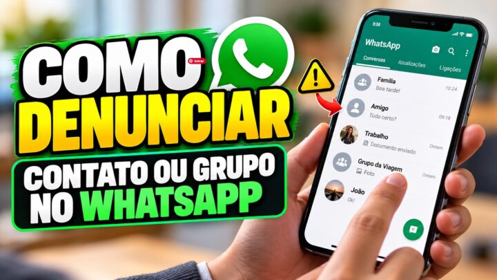 Como denunciar um contato ou grupo no WhatsApp